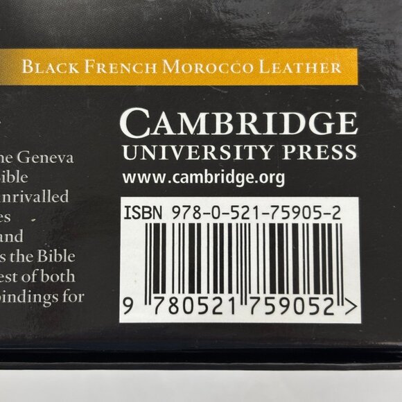 KJV Personal Concord Reference Bible Black French Morocco Leather KJ463:XRI NWT - Picture 16 of 16